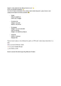 Description du post Tiktok